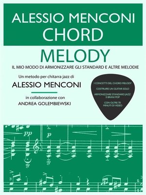 cover image of Chord Melody--Libro con 70 minuti di video